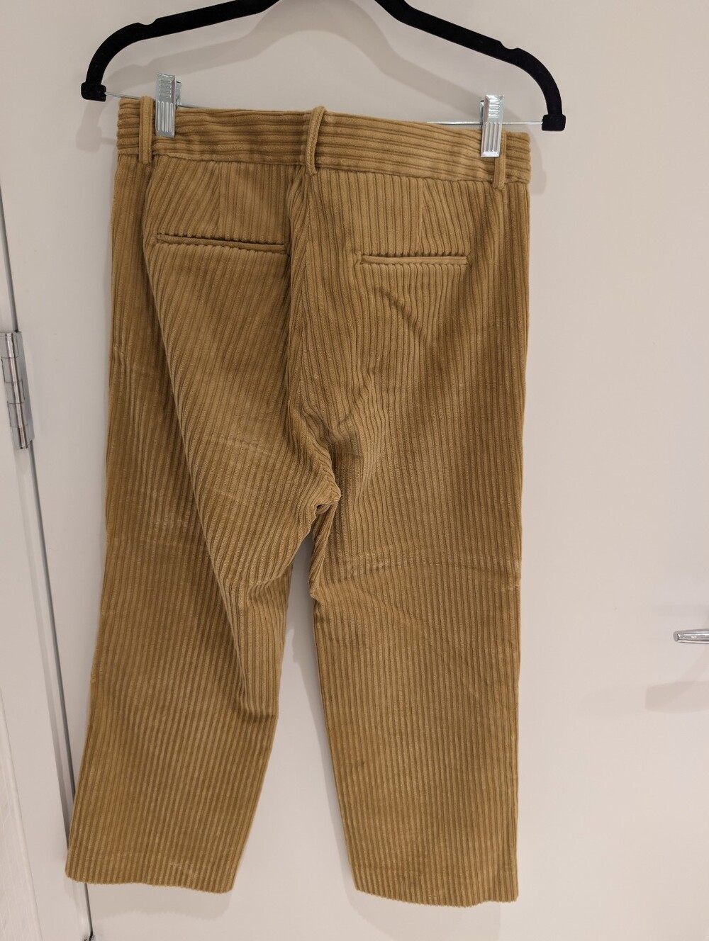 J. Crew Corduroy Pants in Camel Brown Crop